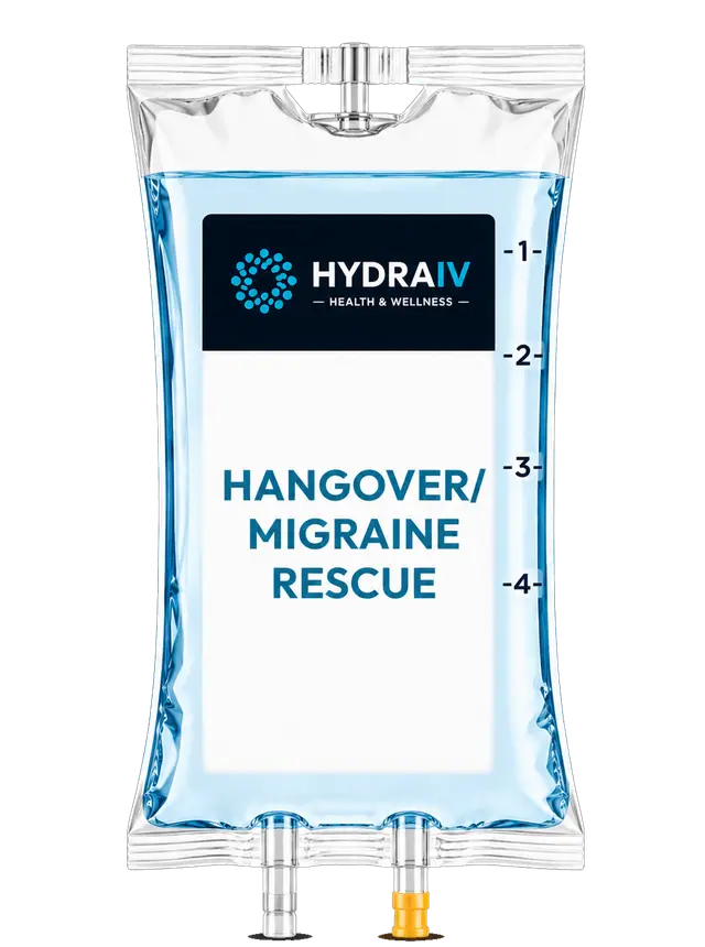 Hangover/Migraine Rescue IV treatment