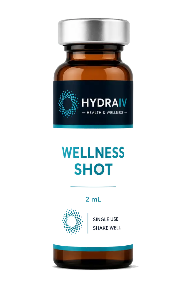 Vitamin booster shot being prepared